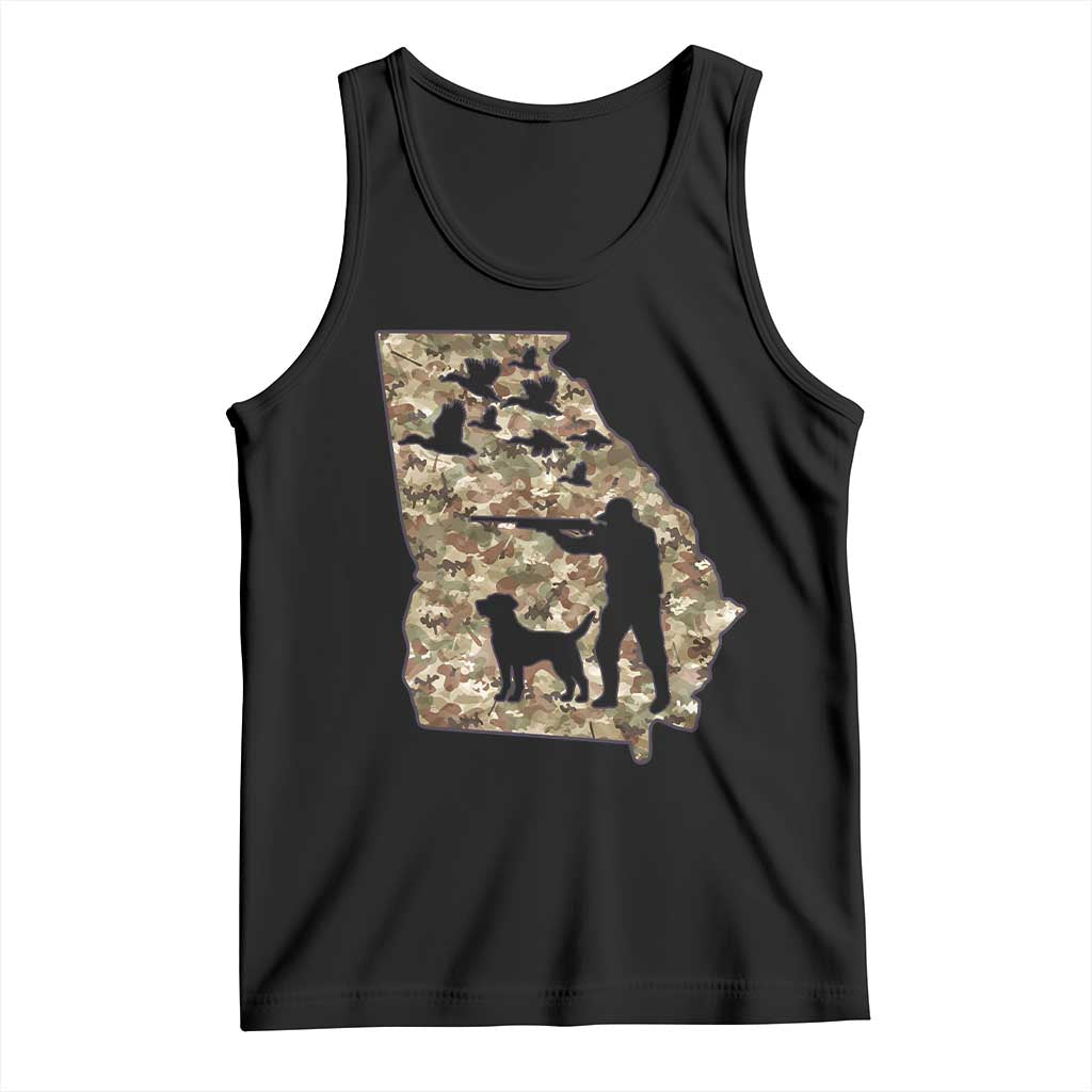 Georgia Duck Hunting Season Tank Top Labrador Retriever Hunter Gift - Wonder Print Shop
