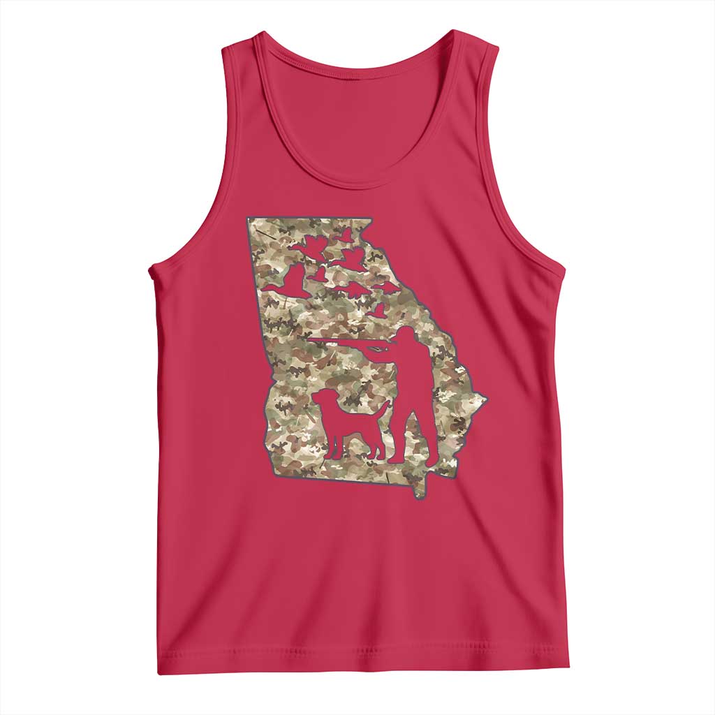 Georgia Duck Hunting Season Tank Top Labrador Retriever Hunter Gift - Wonder Print Shop