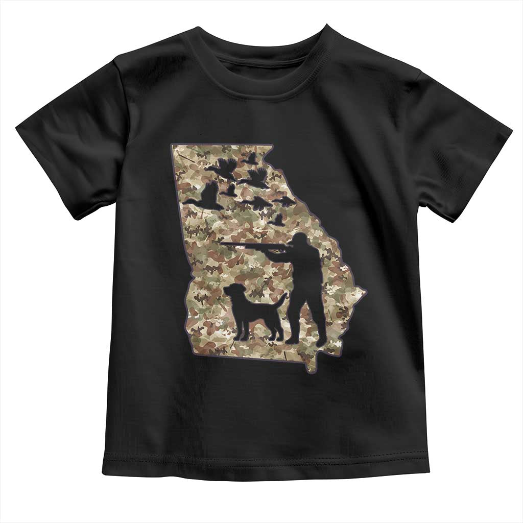 Georgia Duck Hunting Season Toddler T Shirt Labrador Retriever Hunter Gift - Wonder Print Shop