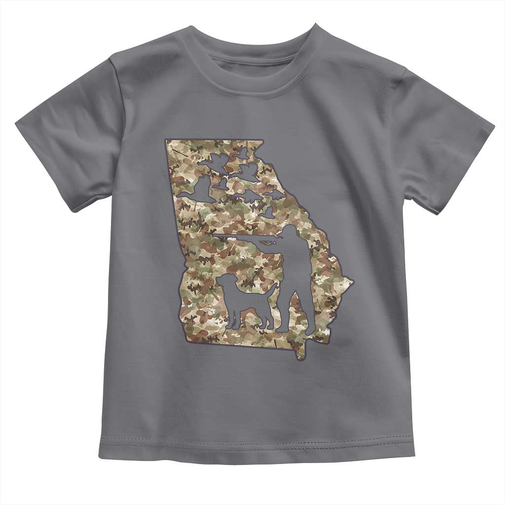 Georgia Duck Hunting Season Toddler T Shirt Labrador Retriever Hunter Gift - Wonder Print Shop