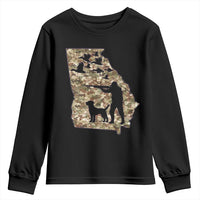 Georgia Duck Hunting Season Youth Sweatshirt Labrador Retriever Hunter Gift - Wonder Print Shop