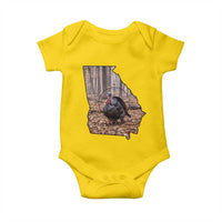 Georgia Turkey Hunting Baby Onesie Camo American Flag Hunter Gift - Wonder Print Shop