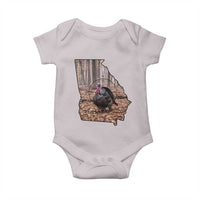 Georgia Turkey Hunting Baby Onesie Camo American Flag Hunter Gift - Wonder Print Shop