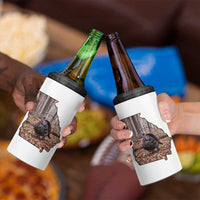 Georgia Turkey Hunting 4 in 1 Can Cooler Tumbler Camo American Flag Hunter Gift - Wonder Print Shop