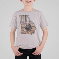 Georgia Turkey Hunting T Shirt For Kid Camo American Flag Hunter Gift - Wonder Print Shop