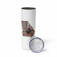 Georgia Turkey Hunting Skinny Tumbler Camo American Flag Hunter Gift - Wonder Print Shop