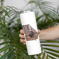 Georgia Turkey Hunting Skinny Tumbler Camo American Flag Hunter Gift - Wonder Print Shop