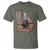 Georgia Turkey Hunting T Shirt Camo American Flag Hunter Gift - Wonder Print Shop