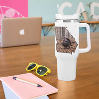 Georgia Turkey Hunting Tumbler With Handle Camo American Flag Hunter Gift - Wonder Print Shop