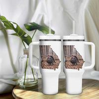 Georgia Turkey Hunting Tumbler With Handle Camo American Flag Hunter Gift - Wonder Print Shop