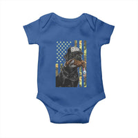 Camo Hunting Dog Turkey American Pride Gift Baby Onesie - Wonder Print Shop
