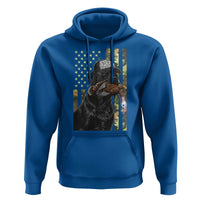 Camo Hunting Dog Turkey American Pride Gift Hoodie - Wonder Print Shop