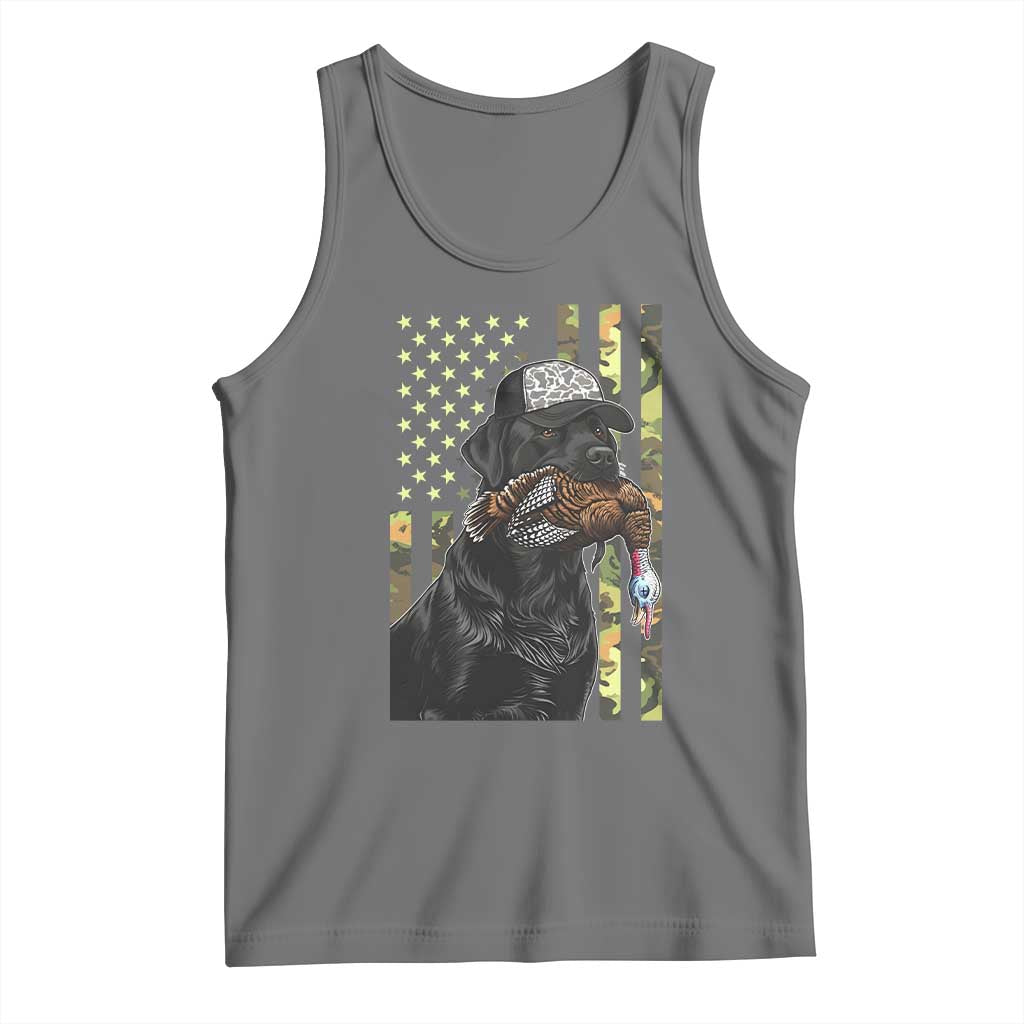 Camo Hunting Dog Turkey American Pride Gift Tank Top - Wonder Print Shop