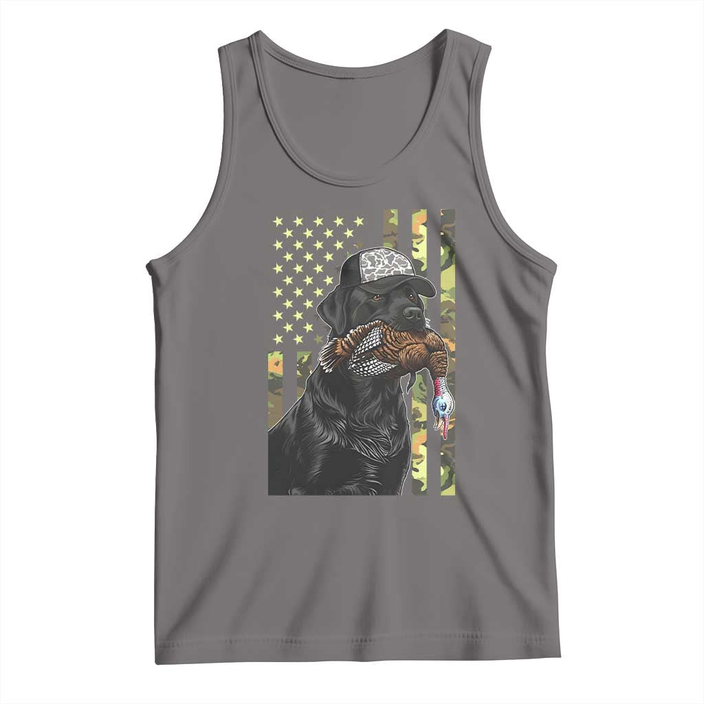 Camo Hunting Dog Turkey American Pride Gift Tank Top - Wonder Print Shop