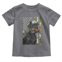 Camo Hunting Dog Turkey American Pride Gift Toddler T Shirt - Wonder Print Shop