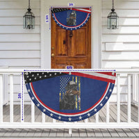 Camo Hunting Dog Turkey American Pride Gift Patriotic Fan Flag
