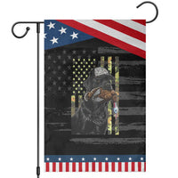 Camo Hunting Dog Turkey American Pride Gift Garden Flag