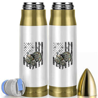 Turkey Hunter Bullet Tumbler Patriotic American Flag Gift - Wonder Print Shop