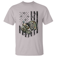Turkey Hunter T Shirt Patriotic American Flag Gift - Wonder Print Shop