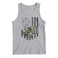 Turkey Hunter Tank Top Patriotic American Flag Gift - Wonder Print Shop