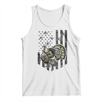 Turkey Hunter Tank Top Patriotic American Flag Gift - Wonder Print Shop