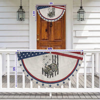 Turkey Hunter Patriotic Fan Flag American Flag Gift