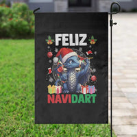 Funny Dragon Throwing Dart Christmas Gift Garden Flag Feliz Navidart - Wonder Print Shop
