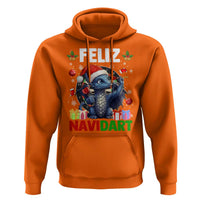 Funny Dragon Throwing Dart Christmas Gift Hoodie Feliz Navidart - Wonder Print Shop