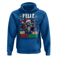 Funny Dragon Throwing Dart Christmas Gift Hoodie Feliz Navidart - Wonder Print Shop
