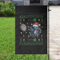 Funny Dragon Throwing Dart Garden Flag Ugly Christmas Dart Player Gift - Wonder Print Shop