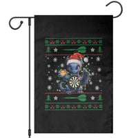 Ugly Christmas Dragon Dart Player Garden Flag Gift For Dartist - Wonder Print Shop
