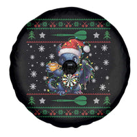 Ugly Christmas Dragon Dart Player Spare Tire Cover Gift For Dartist - Wonder Print Shop