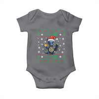 Ugly Christmas Dragon Dart Player Baby Onesie Gift For Dartist - Wonder Print Shop
