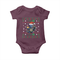Ugly Christmas Dragon Dart Player Baby Onesie Gift For Dartist - Wonder Print Shop