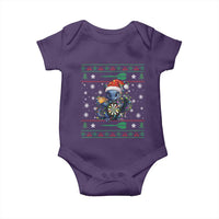 Ugly Christmas Dragon Dart Player Baby Onesie Gift For Dartist - Wonder Print Shop