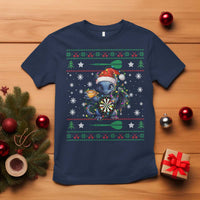 Ugly Christmas Dragon Dart Player T Shirt Gift For Dartist - Wonder Print Shop