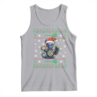 Ugly Christmas Dragon Dart Player Tank Top Gift For Dartist - Wonder Print Shop