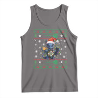 Ugly Christmas Dragon Dart Player Tank Top Gift For Dartist - Wonder Print Shop