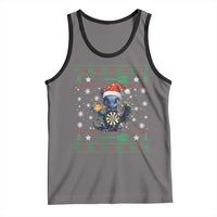 Ugly Christmas Dragon Dart Player Tank Top Gift For Dartist - Wonder Print Shop