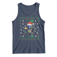 Ugly Christmas Dragon Dart Player Tank Top Gift For Dartist - Wonder Print Shop
