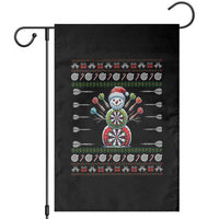 Funny Snowman Dartboard Garden Flag Dartist Ugly Christmas Gift - Wonder Print Shop