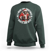 Funny Santa Bigfoot Dartist Beer Lover Sweatshirt Merry Dartsmas Christmas Gift - Wonder Print Shop