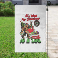 All I Want For Christmas Is A 180 Garden Flag Bigfoot Lover Dartist Gift - Wonder Print Shop