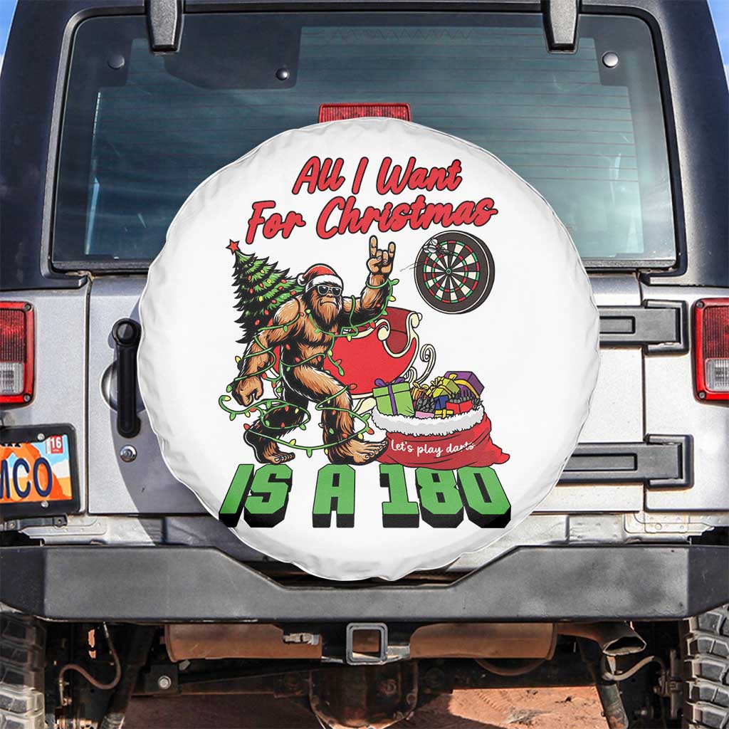 All I Want For Christmas Is A 180 Spare Tire Cover Bigfoot Lover Dartist Gift - Wonder Print Shop