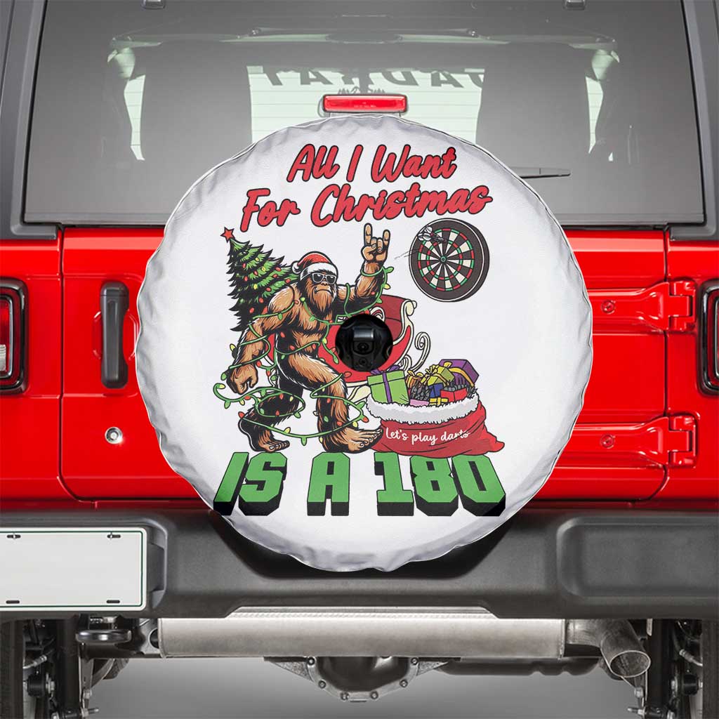 All I Want For Christmas Is A 180 Spare Tire Cover Bigfoot Lover Dartist Gift - Wonder Print Shop