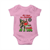 All I Want For Christmas Is A 180 Baby Onesie Bigfoot Lover Dartist Gift - Wonder Print Shop