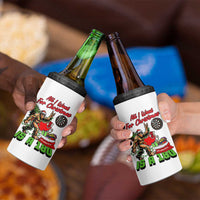 All I Want For Christmas Is A 180 4 in 1 Can Cooler Tumbler Bigfoot Lover Dartist Gift - Wonder Print Shop