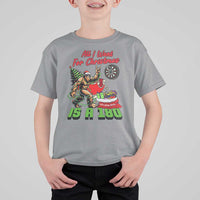 All I Want For Christmas Is A 180 T Shirt For Kid Bigfoot Lover Dartist Gift - Wonder Print Shop