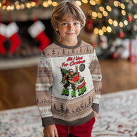 All I Want For Xmas Is A 180 Ugly Christmas Sweater Bigfoot Lover Dartist Gift - Wonder Print Shop