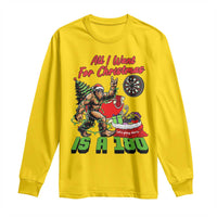 All I Want For Christmas Is A 180 Long Sleeve Shirt Bigfoot Lover Dartist Gift - Wonder Print Shop